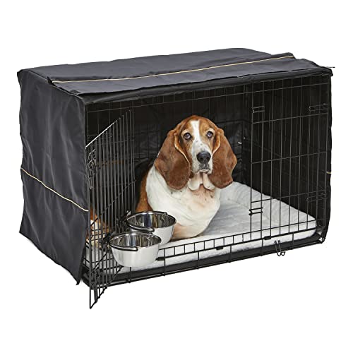 Intermediate Double Door iCrate Starter Kit (Black / 36.0"L x 23.0"W x 25.0"H)