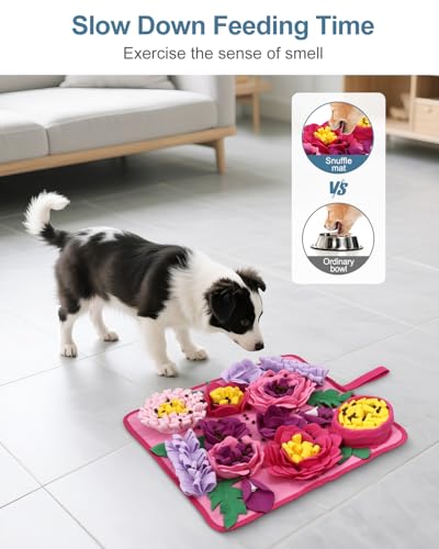 Snuffle Mat for Dogs (Pink)