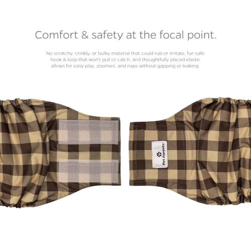 Washable Belly Bands for Male Dogs (X-Small (11-13") / Oxford)