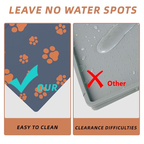 12"×20" Dog Food Mat (Blue / 12"×20")