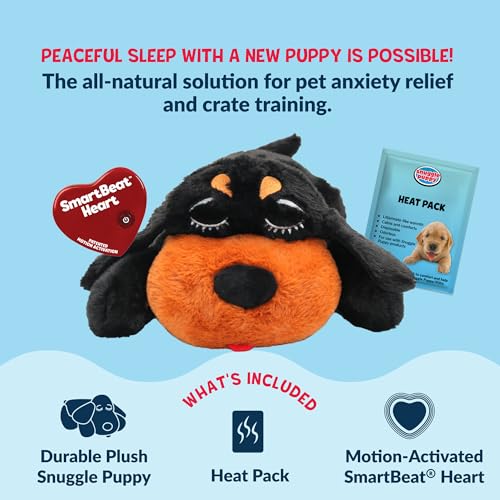 Snuggle Puppy Heartbeat Toy (Large Breed Rottie / 1 Count (Pack of 1))