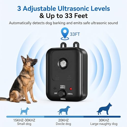 Anti Barking Device for Dogs (Black)