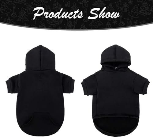 Basic Dog Hoodie (Black / X-Large/XX-Large)