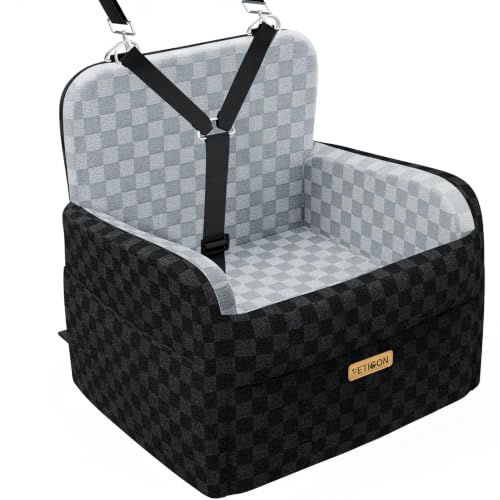 Waterproof Dog Car Seat for Small Medium Dogs (Gray / Medium)
