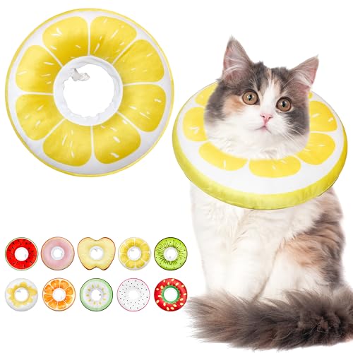 Cat Cone Collar Soft (Lemon / Large)