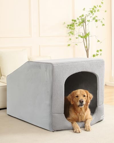 Indoor Dog House Extra Large Sized Dog Tent with Cave Bed 42x30ins (XX-Large (42"L x 30"W x 30"Th))