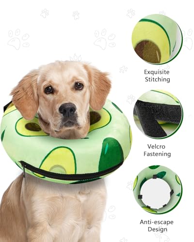 Inflatable Dog Cone (Avocado / L(15"-20"))