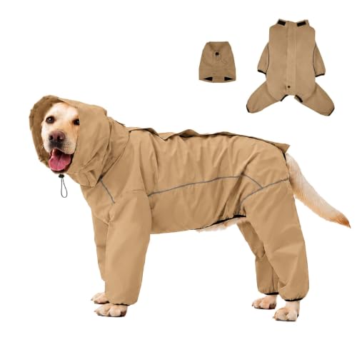 ADINIKIA Dog Raincoat (M / KhakiGreen)