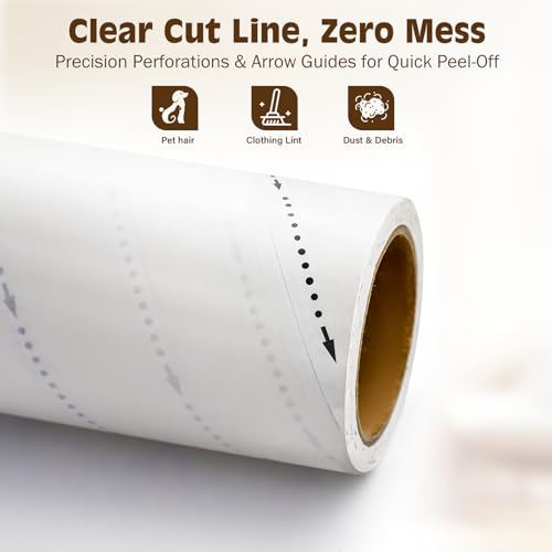 Large Lint Roller for Pet Hair Extra Sticky