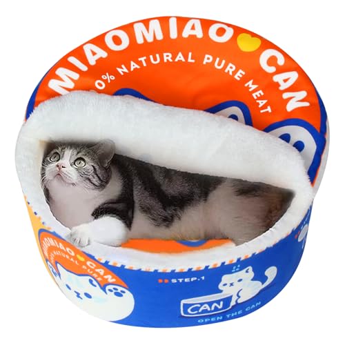 Ramen Noodle Dog & Cat Bed (19.7"L x 19.7"W x 7.9"Th / blue)