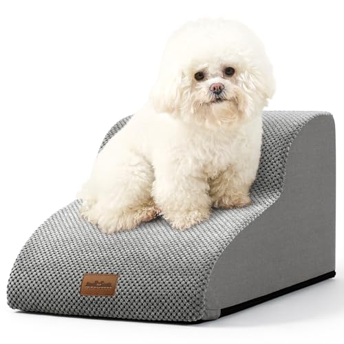 Dog Stair for Small Dog 11.8" H (Grey / Standard:15.7"x19.7"x11.8")