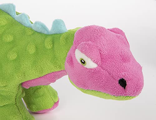 Dinos Spike Squeaky Plush Dog Toy (Small / Dinos Spike (Green))