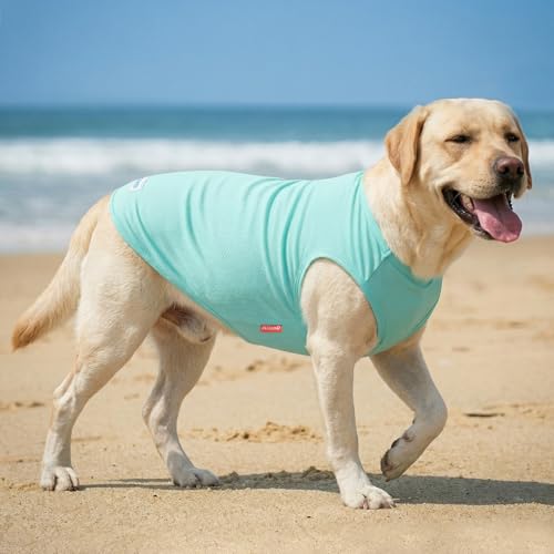 2Pack Dog Shirt for Large Dogs Soft Breathable T (XX-Large (40-55lbs) / 4# Duck+Blue)