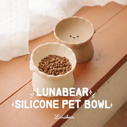 Elevated Dog Bowls (Brown)
