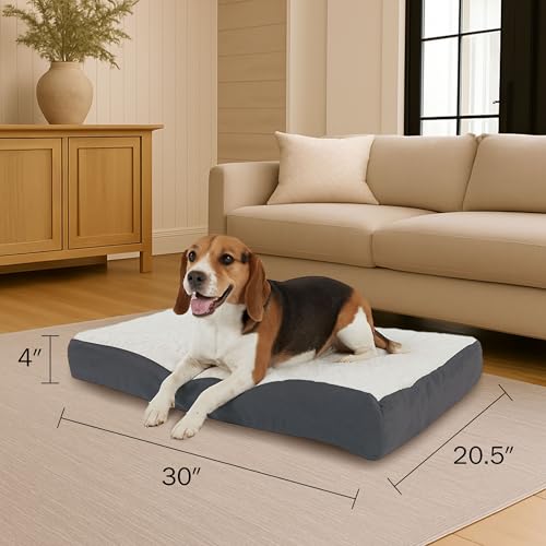 Orthopedic Pet Bed (Gray / Medium)