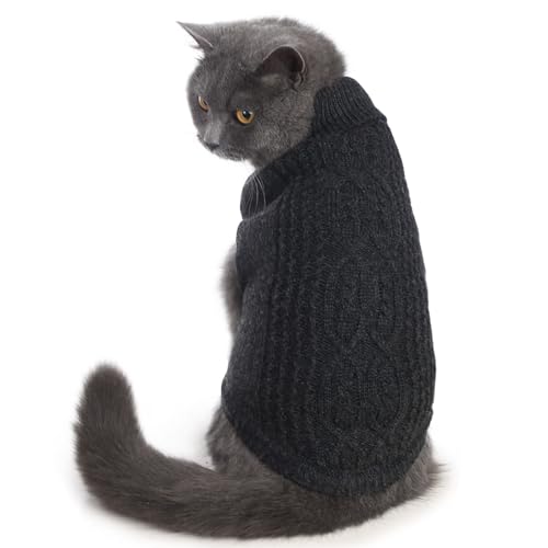 Cat Sweater Stretchy (Dark Gray / Medium)