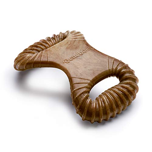 Dental Dog Chew Toy for Aggressive Chewers (REAL Bacon / Small)