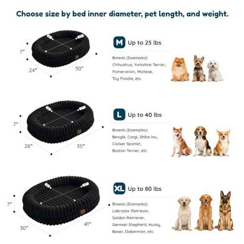 Orthopedic Dog Bed (Black / M(30*24*7))