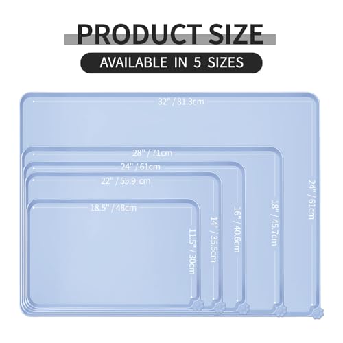 Silicone Pet Feeding Mat (Warship / 18.5" x 11.5")
