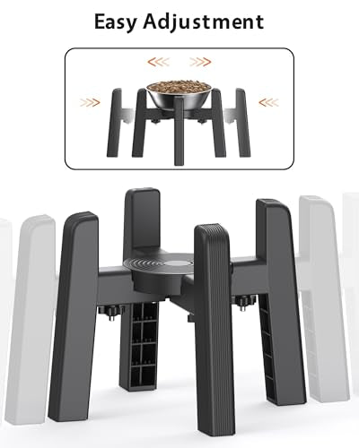 Elevated Dog Bowl (H: 6.3''; W: 6.1-10.4'')