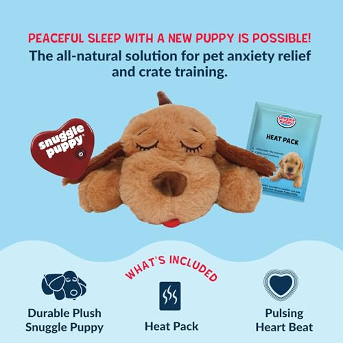 Snuggle Puppy Heartbeat Toy (Biscuit / 1 Count (Pack of 1))