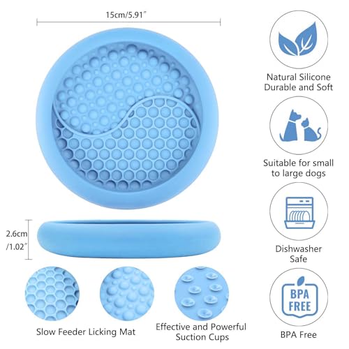 Dog Lick Bowl (Light Blue / Small)