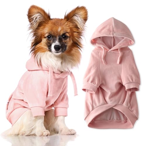 Cooper I Dog Hoodie (Pink / Medium (20-45 lbs))