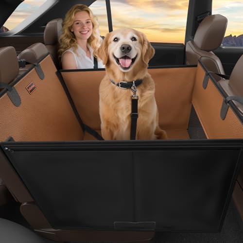 Large Dog Car Seat (Brown / L)