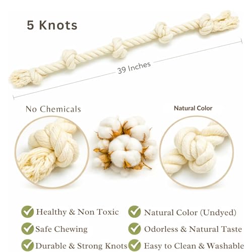 Dog Rope Toys for Large (5 Knots)