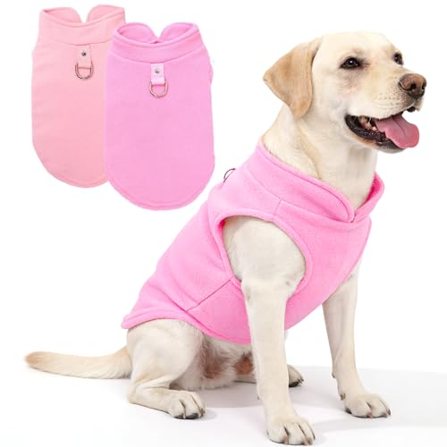 XXL Dog Sweater (pink,light pink / XX-Large(27-36lbs))