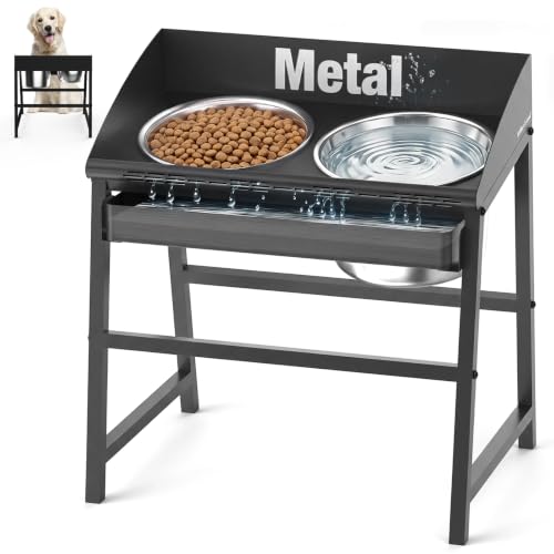 15" Tilted Elevated Dog Bowl