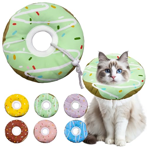 Cat Cone Collar Soft (Waterproof Green / Large)