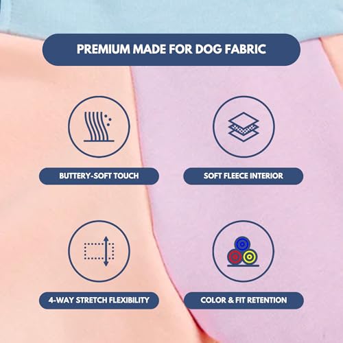 Dog Hoodie Buttery (Cotton Candy / 3XL)