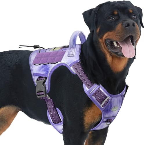 Dog Harness for Large Dogs (Very Peri / L(Neck:18-29",Chest:24-37"),45-80 lbs)