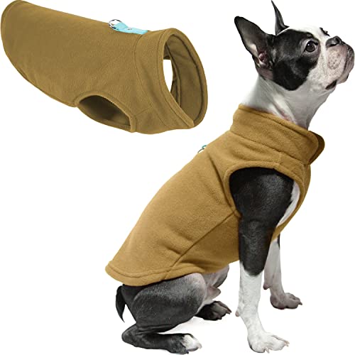 Fleece Vest Dog Sweater (Clay / X-Small (Around 4-lb))