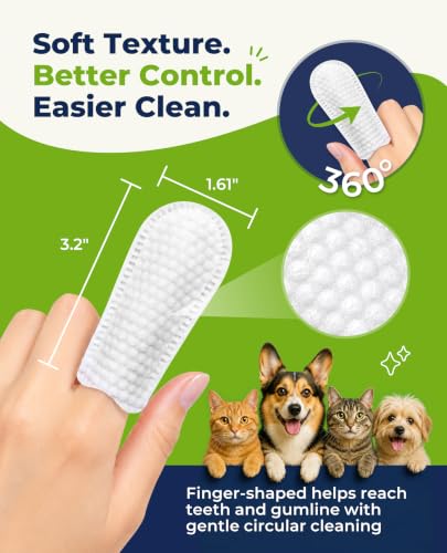 Dog Dental Wipes for Teeth Cleaning (60 PCS)