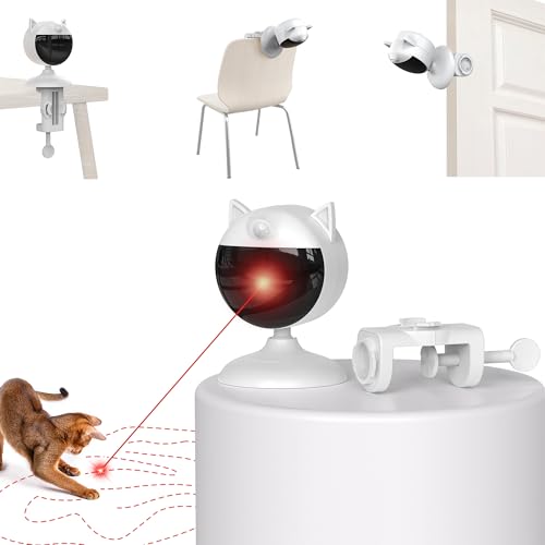 Smart Sensor Cat Laser Toys Interactive (Cream White)
