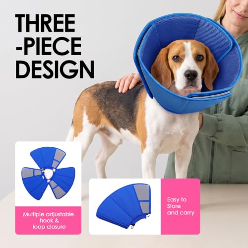 Soft Dog Cone (Blue / Large)