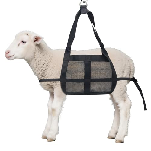Calf Sling for Weighing (22.8x13.7 inches / Black)