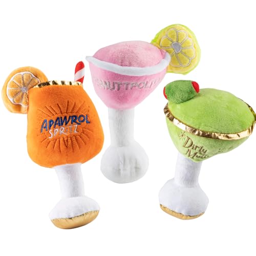 Cocktail Hour Plush Dog Toy (Cocktail Hour (Multi))