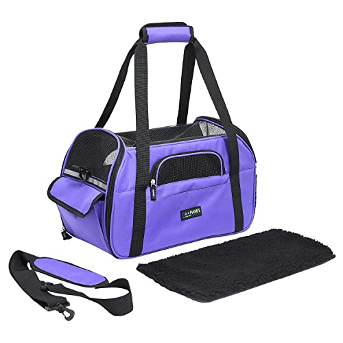 Soft Sided Airline (17.0"L x 9.0"W x 11.5"H / Purple)