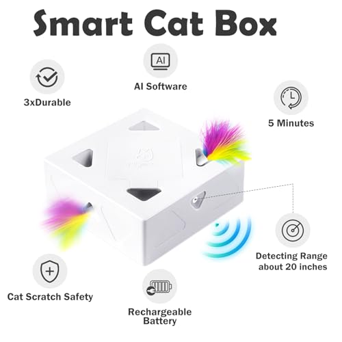 Interactive Cat Toys (White Normal / Large)