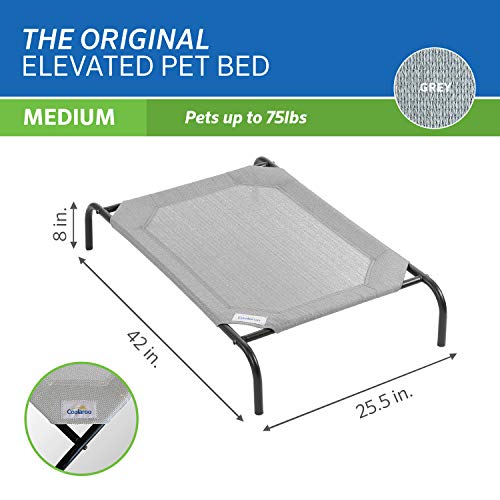 Original Elevated Dog Bed (Medium Dog Bed / Grey)