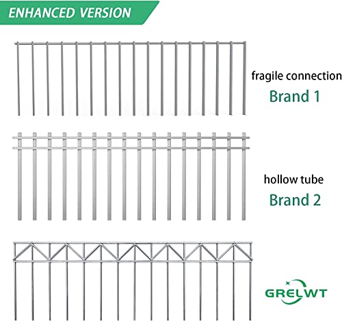 15 Pack 32" L x 10" H Animal Barrier Fence (32"x10" 15 pack / Silver)