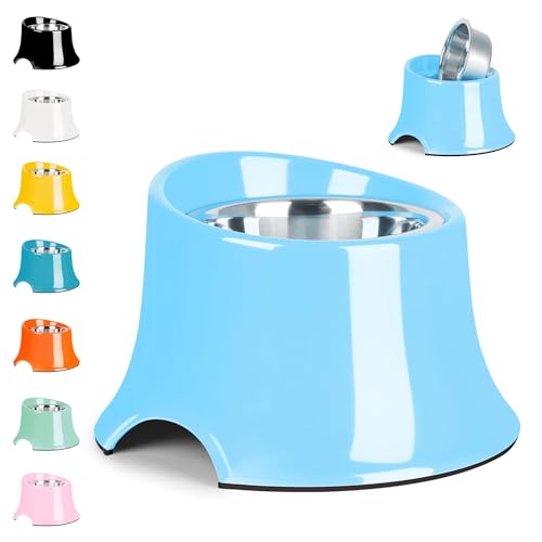 Elevated Dog Bowls (L/3 Cup / Blue)