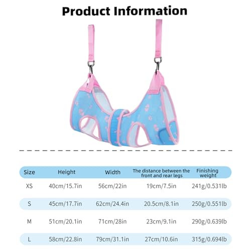 Dog Grooming Hammock (M /Load-bearing:17.6-22)