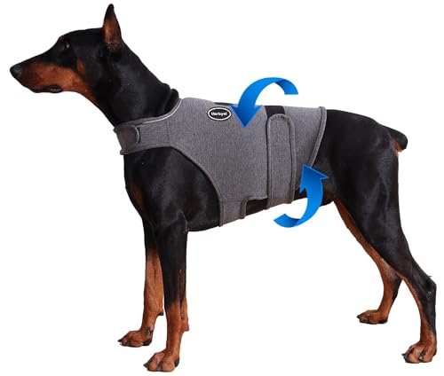 Dog Anxiety Vest (XS-Chest(8.6"-12") / Dark Grey)