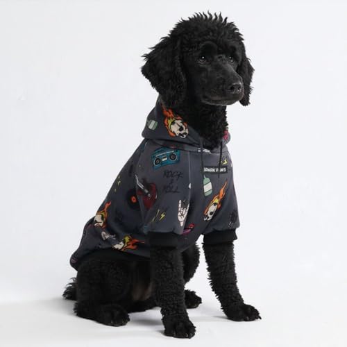 Dog Hoodie Buttery (Rock and Roll / 3XL)