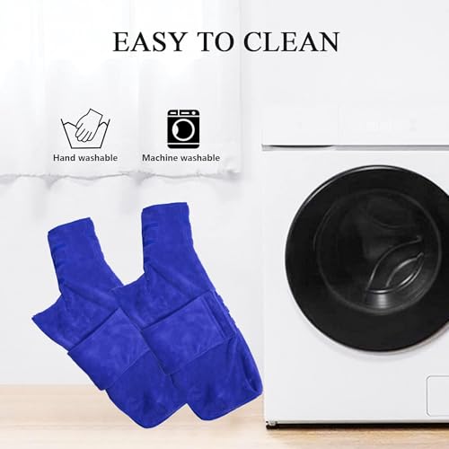Pineapple Grid Fast Drying Super Absorbent Dog Cat Bath Robe Towel (X-Large / Blue(Pineapple grid))