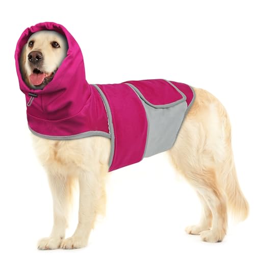 Dog Anxiety Shirt with Hood (bright red / L)
